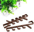 5 Layers Over The Door Hook Organizer Rack Hanger, Pack of 2 (Black) for Backpack Handbag