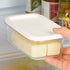 Bibabala Butter Dish with Lid Rectangle Butter Keeper with Cutter Slicer for Easy Cutting and Storage, Butter Box