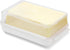 Hganxiu Butter Dish with Lid Small,Butter Box Holder,Butter Tray with Lid,Plastic Butter Dish