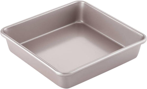 CHEFMADE Square Cake Pan, Non-Stick Heavy Duty Carbon Steel Deep Dish Baking Tray for Cakes, Bread, Pizza