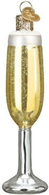 Old World Christmas Champagne Flute Blown Glass 2020 - Unique Christmas Ornaments for Tree Decorations