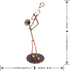 Trumpet Collectible Handmade Metal Art Figurine, Desk Accessories, Office Décor, Musical Instrument