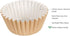 Caperci Heavy Duty Standard Natural Cupcake Liners, 150 Counts, Grease-Resistant Paper Muffin Baking Cups