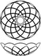 Crystal Asfour 1 4-Inch 5 30% Piece - Holes - Clear Asfour Crystal Lead Crystal Chandelier Bobeche with Gold Pin