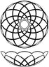 Crystal Asfour 1 4-Inch 5 30% Piece - Holes - Clear Asfour Crystal Lead Crystal Chandelier Bobeche with Gold Pin