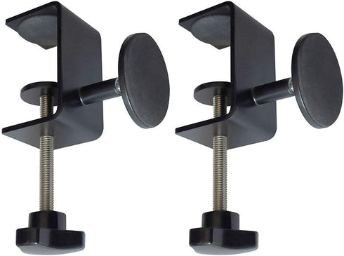 2 Pcs Adjustable Desk Wall Spacers, Table Wall Protectors, Desk Top Spacers, Furniture Protectors (Black)