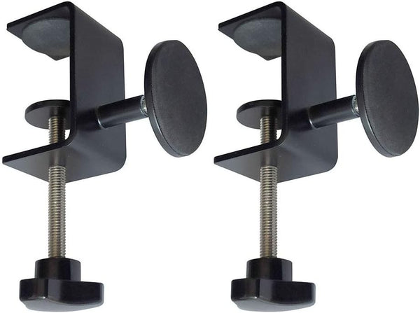 2 Pcs Adjustable Desk Wall Spacers, Table Wall Protectors, Desk Top Spacers, Furniture Protectors (Black)