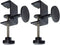 2 Pcs Adjustable Desk Wall Spacers, Table Wall Protectors, Desk Top Spacers, Furniture Protectors (Black)