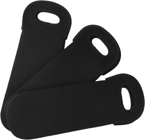 3pcs Thick Insulating Neoprene Wine Carrier Travel Bag - Waterproof Dustproof Champagne Bottle Tote