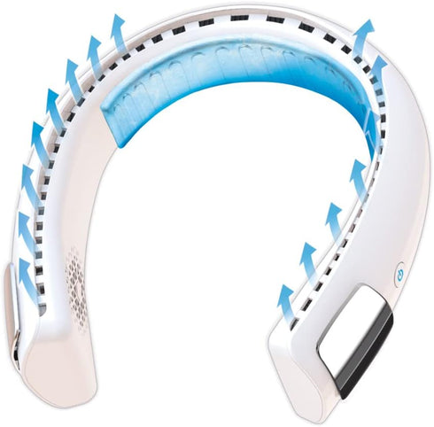 Arctic Air Freedom Ultra Neck Fan, Wearable 3-Speed Cooler, USB-Rechargeable, Lightweight & Compact
