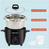 ERC2010B 10 (5 Elite Gourmet Electric Rice Cooker with Stainless Steel Inner Pot Makes Soups, Stews, Porridge's, Grains