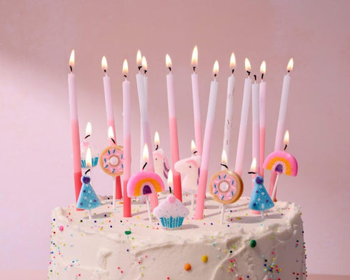 Papyrus Birthday Candles, Unicorns and Rainbows (10-Count)