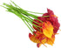 20Pcs Artificial Anthurium Flowers, Real Touch Fake Flower for Home Decor Floral Arrangements Bouquets (Red, Sunset Red)