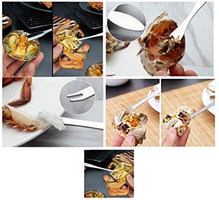 Criativo live 6 pieces Professional and durable Seafood scissors crab cracker stainless steel seafood scissors