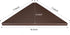 evron Corner Mounting Shelf Set of 2 – Easy to Install Floating Wall Shelves with Durable Waterproof ABS Plastic