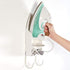 Wall Mount Ironing Board Hanger, Electric Iron Holder, Household Bathroom Shelf Rack for Max 5.2 inch Width (White)