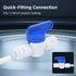 CNAODUN Refrigerator Water Line Kit, Ice Maker Water Line with 1/4" OD 39.4ft Tube, Quick Connect Fittings