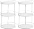 YATINEY Spice Rack, Set of 2 Lazy Susan Organizer, 3-Tier Turntable Organizer
