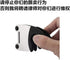 Pot Clip Stainless Steel Holder for Spoon Rest, Silicone & Stainless Steel Anti-Scald Grip Kitchen Tools (Black & Grey)