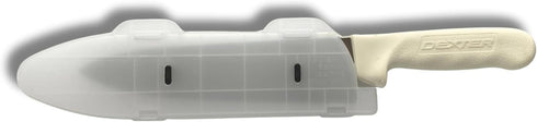 Blade Guard Knife Blade Protection Cover, Secure Fit Sheath for Storage or Transport, Dishwasher Safe BPA-Free, Clear