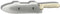 Blade Guard Knife Blade Protection Cover, Secure Fit Sheath for Storage or Transport, Dishwasher Safe BPA-Free, Clear