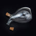 BOLLAER 2 1 2 oz Glass Olive Oil Bottle Cruet, Hand-Blown, Moist Bottom, High Borosilicate Glass, in Oil and Vinegar