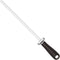 White Ceramic Knife Sharpener Honing Rod, Best Professional Tool, 12 Inch Honing Stick for Chef's and Kitchen Knife