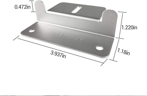 2 Sets 2 Count Renogy Solar Panel Mounting Z Brackets Lightweight Aluminum Corrosion-Free Construction for RVs