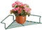 Fox Valley Traders Corner Plant Caddy Storage Shelf, Durable Coated Wire for