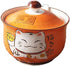 EatingBiting Ceramics Japanese Maneki Neko Lucky Cat Sugar Salt Pepper Storage Jar with Lid and Spoon