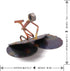 Roofer Figurine, Hand Welded Metal Art & Recycled Sculptures for Unique Desk Accessories and Office Decor