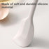 White Silicone Spatula for Cooking, Heat Resistant 10.8In Small Kitchen Spatula for Baking