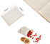 AKOAK 20 Pcs 4 x 3 Inches Muslin Drawstring Bags,Natural Unbleached Cotton Spice/Tea/Herbs Bags
