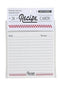 Weatherbee Recipe Cards, Set of 24, 3-Inches x 5-Inches