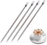 4 Pcs Stainless Steel Coffee Art Pen - Fancy Stitch Barista Tool for Home Kitchen Cafe Cappuccino Latte Spatula Needle