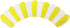 AllyDrew Standard Size Striped Cupcake Wrappers, Set of 20, Yellow