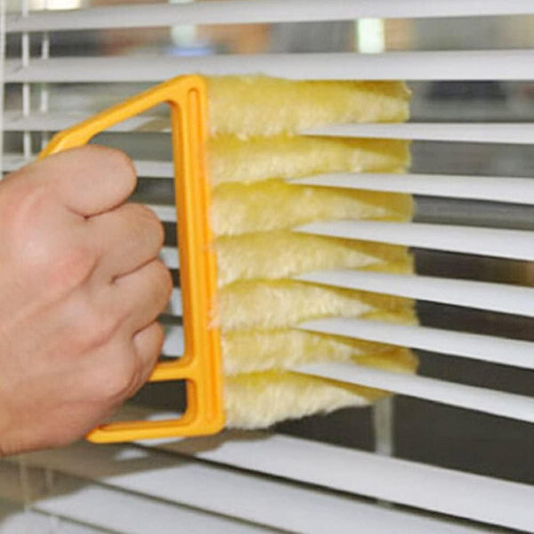 Blind Cleaner Brush for Dusting Blinds, Mini Washable Window Duster with 7 Slats for Household Cleaning