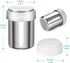 Accmor 6 1 Pack Powdered Sugar Shaker Duster, Cinnamon Shaker Flour Shaker Sifter, Fine Mesh Stainless Steel Dredge