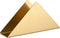 Gold Stainless Steel Napkin Holder, Modern Triangle Cocktail Napkin Dispenser Organizer for Kitchen Countertops and