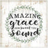 MRC Wood Products Amazing Grace How Sweet The Sound Rustic Wall Sign, 12x12