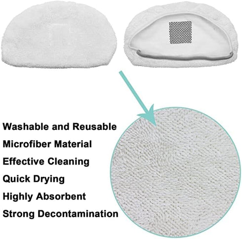 1940A 1806 19404 1440 1544 2075A 2685A 19402 19408 1940f 1940q 1940t B0006 B0017 Steam Mop Pads Washable for Bissell