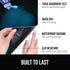 GORILLA GRIP LeakGuard Non-Adhesive Under Sink Mat - Waterproof Quick Dry Shelf Liner for Kitchen Cabinet, 24x24 Black
