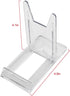 Artliving Two Part Adjustable Clear Acrylic Plastic Display Stand, Set of 6 Easels