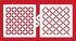 Designer Stencils Quilting Miniprint Cookie Stencil Set, Beige/Semi-Transparent