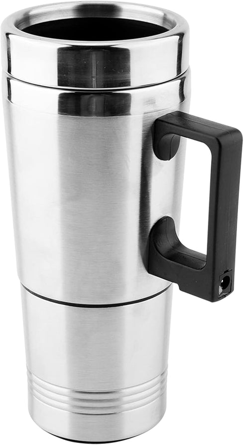 Car Electric Kettle, 12V 60W 350ml Stainless Steel, Portable Water Boiler for Tea, Coffee, Hot Tea