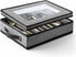 Durable Silverware Storage Box - 5 Compartment Flatware Case with Padded Dividers, Handles, Removable Lid