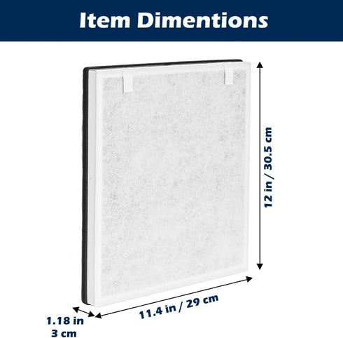 Goodsby Replacement 3-in-1 H13 True HEPA Filter for Levoit Vital 100 Air Purifier, Pack of 2