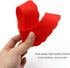 4 Pcs Mini Pie Crust Shields, Silicone Pie Pan Shield for Baking, Mini Pie Crust Protector 4 to 6 inches (Red)