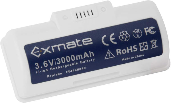 Exmate 3.6V 3000mAh Li-ion Replacement Battery - Compatible with iRobot Braava Jet 240 Floor Mopping Robots