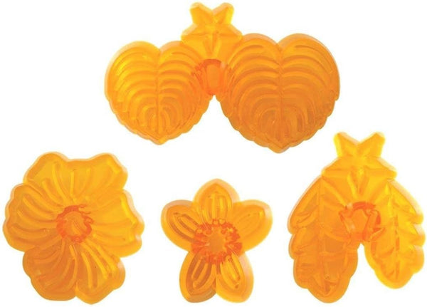 JEM Fondant Cutters Set of 4, Pansy & Violet for Cake Decorating